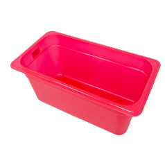 Cambro 1/3 Red Polypropylene GN 150mm Deep *Halal Light Branches Only*